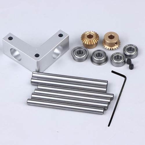 Renvoi d'angle 4mm 5mm 1:1 pour robotique et modelisme - 6