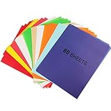 📘【WEIT VERBREITET】: Ideal für kreative Kunstprojekte wie Origami und Handzeichnung, Transparentpapier, Drucken, Zeichnen, Blumenverpackung, Einladungsherstellung, Geschenkkarten, Briefe, Verpackungsgeschenke und anderes Kunsthandwerk, hervorragende Ergänzung für Sammelalbumzubehör.