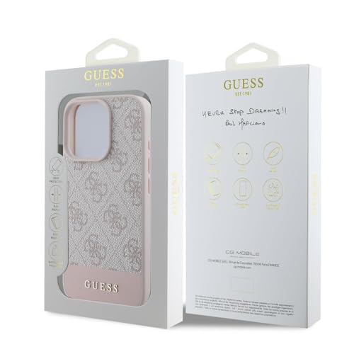 Coque iPhone 16 Pro Max Guess anti-chute fine et protectrice