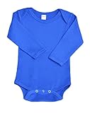 Monag Unisex Baby Bodysuits (12-18M, Royal Blue)