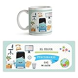 Fotoprix Taza al mejor Funcionario del mundo | Taza de café para Funcionarios | Taza de desayuno regalo original para Funcionario Fotoprix Taza al mejor Funcionario del mundo | Taza de café para Funcionarios | Taza de desayuno regalo original para Funcionario