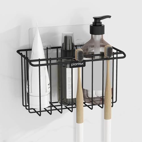 Plantex Self Adhesive Bathroom Shelf/Wall Mounted Storage Rack/To...