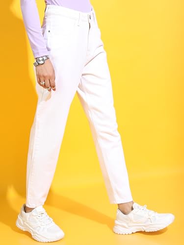 Image of Tokyo Talkies Straight |Jeans Pant|Blue,White & Black Jeans