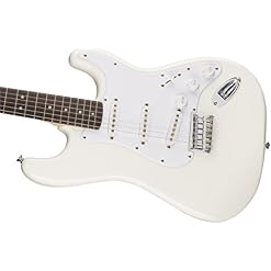 Fender Bullet Stratocaster HT, Touche De Laurier, Blanc Arctique 371001580 - Les Beatles, Paul McCartney, John Lennon, RIngo Starr, George Harrison Fender Bullet Stratocaster HT, Touche De Laurier, Blanc Arctique 371001580 – Image 5