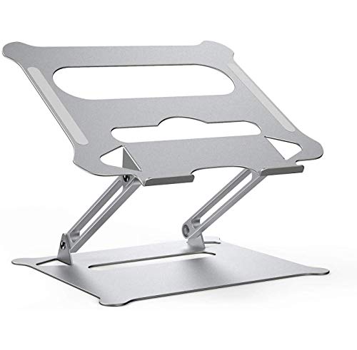 Huhn Laptop-Notebook-Ständer, Faltbare Laptop-Ständer Verstellbarer Notebook-Halter Aluminium-Laptop-Riser Ergonomischer Desktop-Halter für