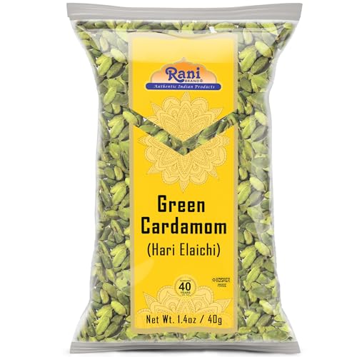Rani Green Cardamom Pods Spice (Hari Elachi) 7oz (200g) ~ All Natural | Vegan | Gluten Friendly | NON-GMO | Kosher | Product of India