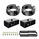 PROEZE 3' Front and 2' Rear Leveling Lift Kits for 2005-2023 Tacoma, 3 inch Front Strut Spacers and 2 inch Rear lift block Fit For Tacoma 2WD/4WD 2005-2023