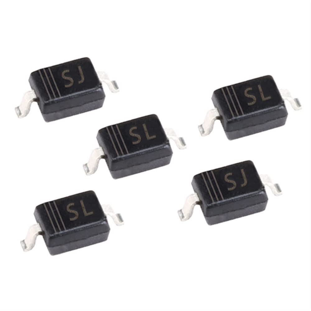 Diodo de Barrera Schottky SMD, 100 Uds., B5819WS SL BAV21WS T3 B5817WS SJ BAS316 BA592 BAT54H BC847AW 20V 30V 40V, SOD-323 (Color : Bas316)