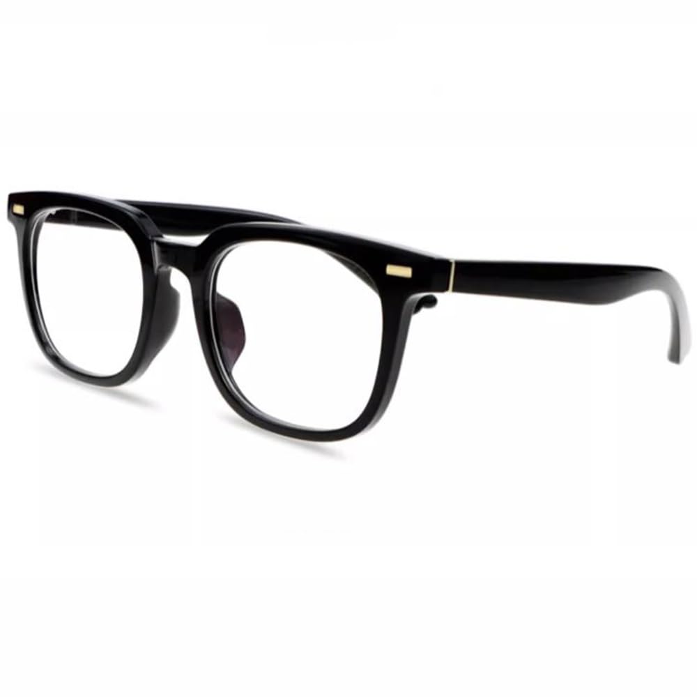COKYIS Bifokale Sonnenbrille Klassische Lesebrille Presbyopie Sehhilfe Lesehilfe Unisex Photochrome Computer Leser Schildpatt Gleitsichtbrille Blaulichtfilter (Color : Black, Size : 3.0)