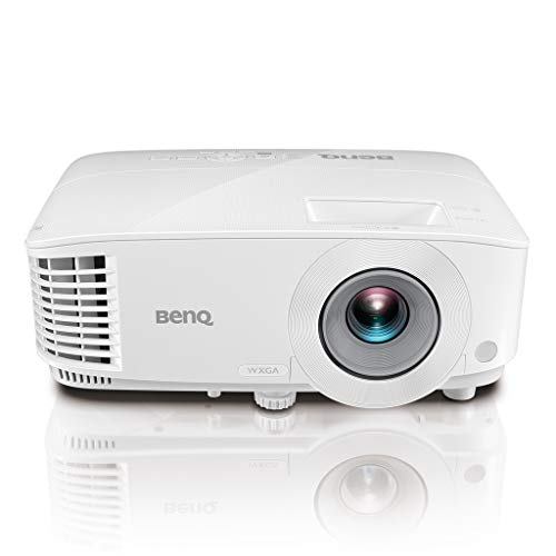 BenQ Projecteur de bureau WXGA 3600 lumens (MW550), DLP, 1280 x 800, haute luminosité, contraste élevé 20 000:1, double HDMI, VGA, Keystone, configuration facile, technologie SmartEco