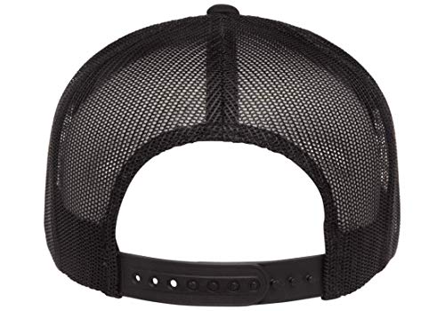 Yp Classics Yupoong 5 Panel Classic Trucker Cap (Black) #TOP4