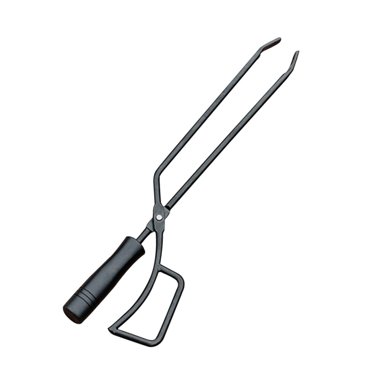 Balacoo Outdoor Charcoal Clamp with Ergonomic Handle Long Bbq Charcoal Plier for Camping Picnics and Backyard Grilling Comfortable Grip for Easy Handling