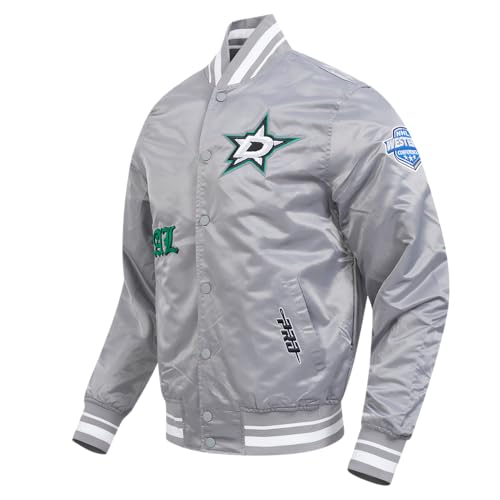 Image of Pro Standard Mens NHL Old English Satin Jacket