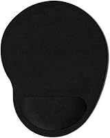 Vista 1 de Alfombrilla de mouse ergonómica para computadora con soporte para reposamuñecas, base antideslizante para juegos para el hogar, oficina, trabajo