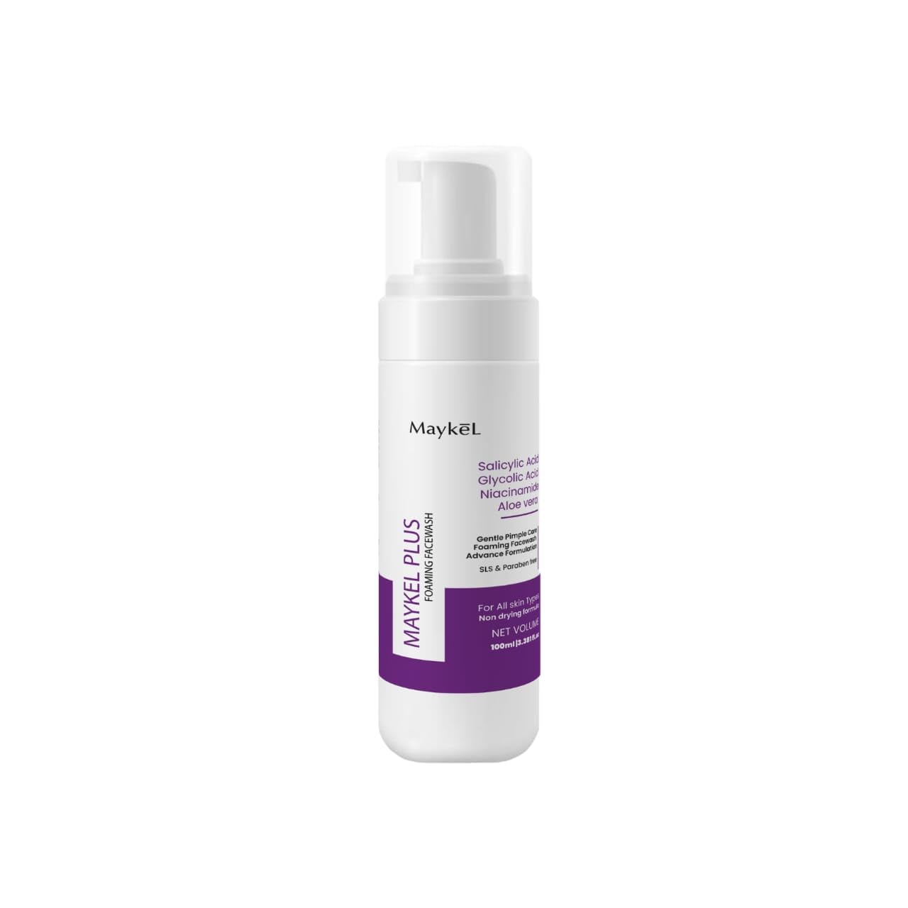 MAYKEL LIFE SCIENCE Maykel Plus Foaming Face Wash 100ml - Image 1