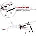 FX-801 RC Plane, 2.4GHz 2CH EPP Remote Control Airplane RTF Ready to Fly Toy Aircraft Model for Beginner, 310mm Wingspan, Built-in Gyroscope (FX-801)