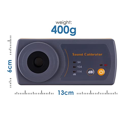 Calibrateur de décibels 94 dB 104 dB 114 dB acoustique multi-niveau