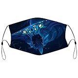 Subnautica Merch Face Mask Reusable Mouth Cover Funny Breathable Bandanas Suitable for Women and Men