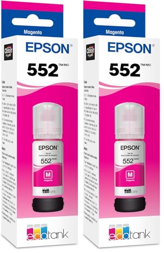 Image of Epson Claria ET Premium T552320 High Capacity Bottle Ink - Magenta (Pack of 2)