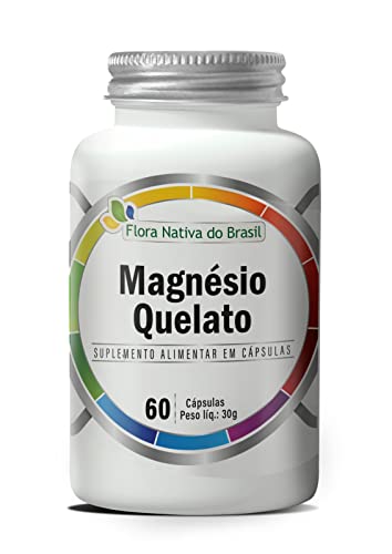 Magnésio Quelato 60 Cápsulas 500mg - Flora Nativa