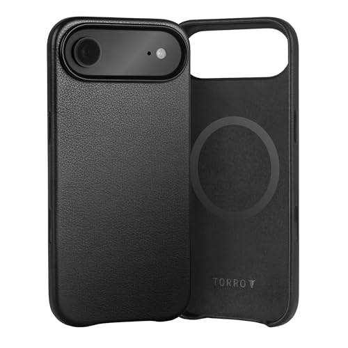 TORRO Custodia Compatibile con iPhone Air 6.5" 2025 – Custodia Sottile in Pelle Premium con Supporto MagSafe (Nero) product image