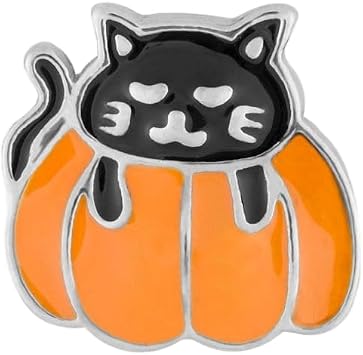 Ginger Snaps Happy Cat on Pumpkin, 12mm