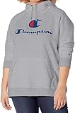 Champion Women's Plus Size Hoodie, Oxford Gray, 3X