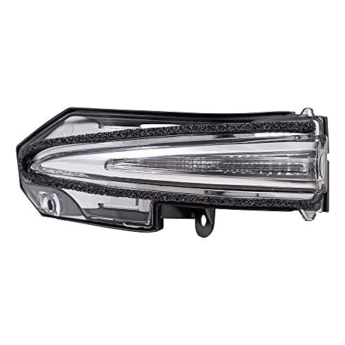Brock Aftermarket Replacement Driver Left Mirror Turn Signal Light Compatible with 2014-2019 Toyota Highlander