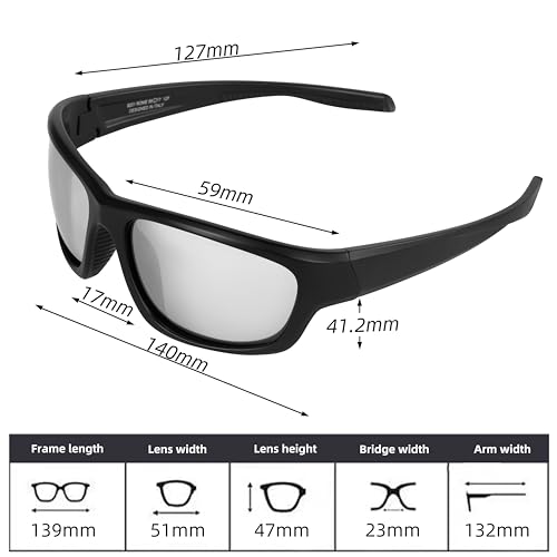 Polarized Sunglasses, Fashionable Sunglasses Designed and Manufactured in Ltaly, Corning Glass Lenses2