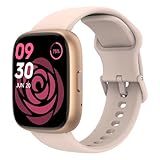 MMBX Smart Watch for Men and Women, Bluetooth Call & Alexa Built-in Fitness Tracker with 1.83' HD Touchscreen, Sleep Monitor, 100+ Sports Modes, IP68 Waterproof Smartwatch (Starlight)