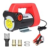 Vevitts 12V Electric Fuel Oil Transfer Pump Diesel Kerosene Biodiesel Change Transfer Extractor Pump