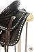 HILASON Dark Brown 17 in Western Horse Saddle American Leather Ranch Roping | Hand Tooled Wade & for Horses