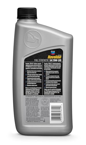 Image of Havoline 5W-20 ProDS Full Synthetic Motor Oil - 1 qt.