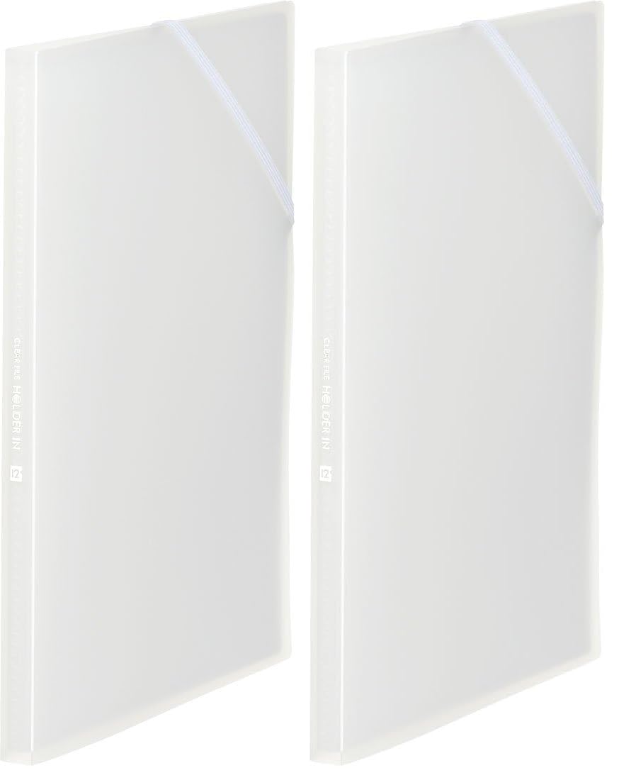 Amazon | キングジム クリアファイル ホルダーイン 12ポケット A4タテ