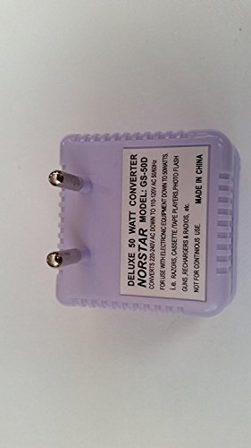 SKR N Star 50 Watt Step Down Converter - International Travel Converter - 220-240 V to 110-120 V2