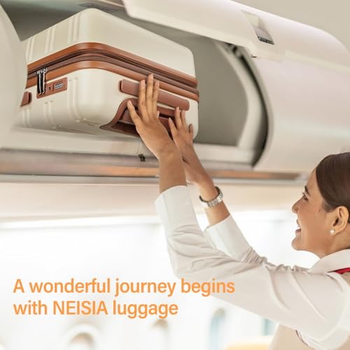 carry on Luggage Sets,20 Inch Expandable with TSA Lock Carry-on suitcases with spinner wheels,Hard Shell Travel Luggage airline approved (Black, 3 Piece Sets (20/DB/TB))4