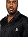 Savage X, Men's Satin Shirt, Black Caviar Monogram Jacquard, L