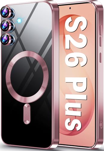 Coque Samsung S26+ Plus MagSafe rose pour vos trajets quotidiens