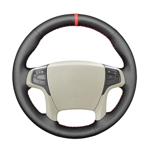 MEWANT Steering Wheel Cover for Toyota Sienna 2011-2014 Hand-Stitched Steering Wheel Wrap