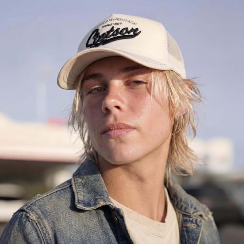 Image of Stetson American Heritage Trucker Cap Men Breathable Mesh Snapback Summer Winter