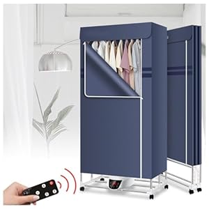 Droger, Sneldrogende Intelligente Constante Temperatuur Luchtdroger Kleding, Grote Ruimte Touch Screen Verwarmde Kleding Luchter Nat Weer, Blauw