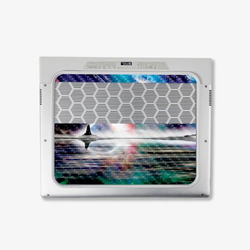 Image of MightySkins Carbon Fiber Skin Compatible With Alienware X14 R2 (2023) Full Wrap Kit - Space Horizon | Protective, Durable Textured Carbon Fiber Finish | Easy To Apply & Change Styles | Made in the USA