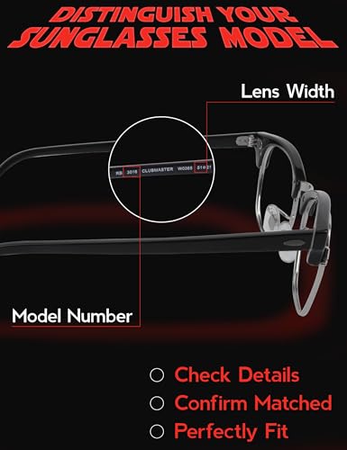 Polarized Clip-On Sunglasses for Ray-Ban Clubmaster RB3016 (Size 51-21) - UV Protection - Universal Fit for Men & Women4