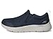 Skechers Men's Gowalk Flex - Athletic Slip-on Casual Loafer Walking Shoes with Air Cooled Foam, Navy/Grey, 11.5 X-Wide