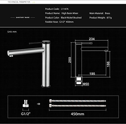 Robinet de cascade pour grue de navire et vasque surélevée design