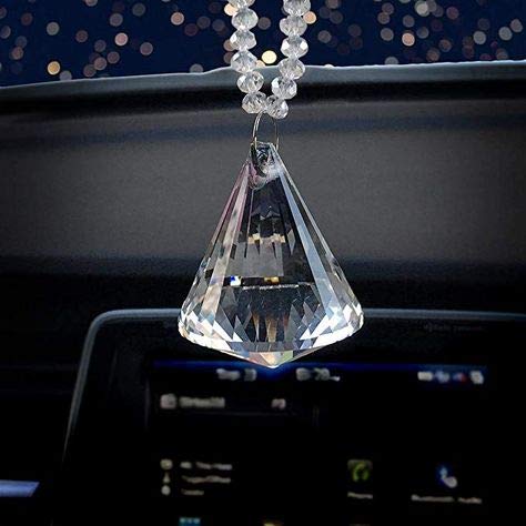 Ganesharter GA Glass Crystal Car Hanging Sun Catcher Beautiful Super Sparkling K9 Crystal Hanging (d12)
