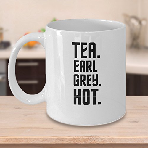 Rocketboots Picard Mug. Tea. Earl Grey. Hot. 11 Oz Coffee Mug For Trekkies Fan Gift #TOP4