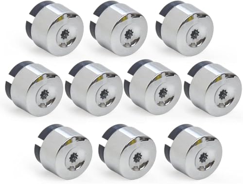 Radschraubenkappen,Radmuttern Kappen 10 stücke Chrom-Rad-Ansatz-Bolzenmut-Kappeabdeckung 7L6601173A. FIT AUF VERWENDUNG FÜR. 2004-2011 2011 2012 2013 2013 2014