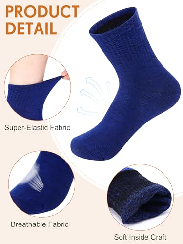 Image of Tarpop 100 Pairs Bulk Mens Socks Moisture Wicking Casual Sports Ankle Socks for Homeless Unisex Adult Men Women
