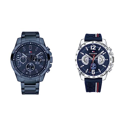 Montre à quartz pour homme multifunction Tommy Hilfiger analogique étanche